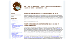 Desktop Screenshot of beaversinengland.com